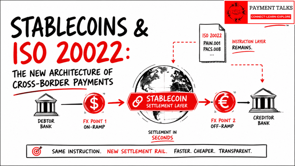 Stablecoins and ISO 20022 architecture for cross-border payment settlement