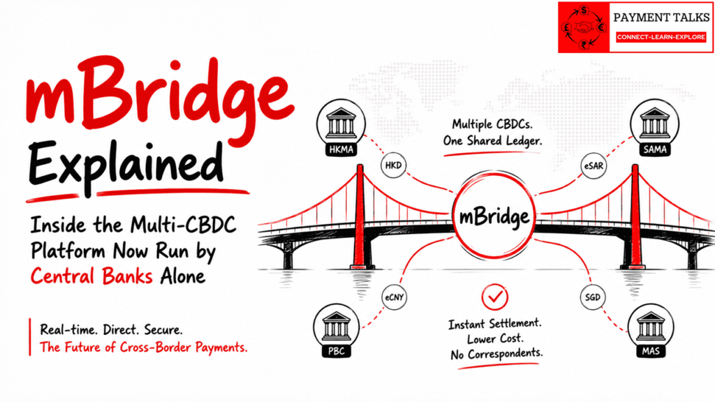 mBridge explained: multi-CBDC cross-border payment platform diagram