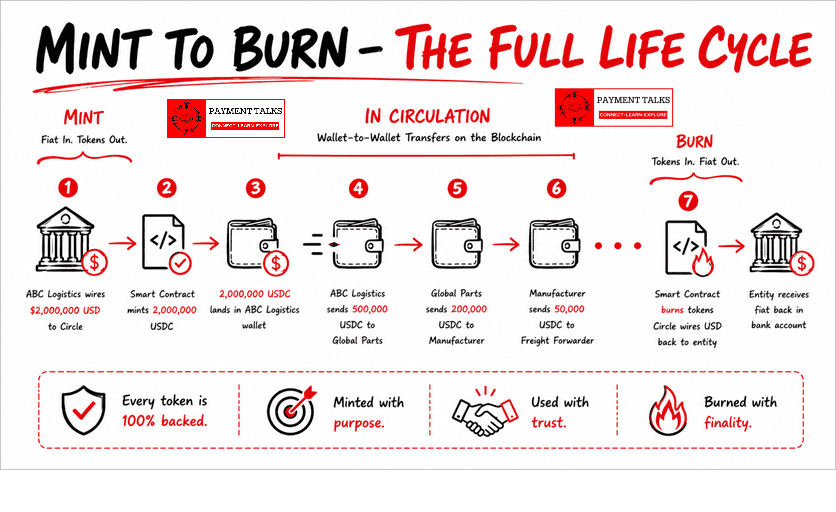 Full Mint-to-Burn Lifecycle