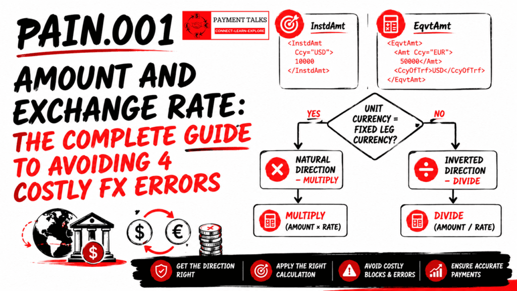 PAIN.001 Amount and Exchange Rate: The Complete Guide to Avoiding 4 Costly FX Errors